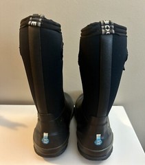 Bogs Classic High Handle Pull On Black Youth Kids Rain Snow Boots Size 2 EUC