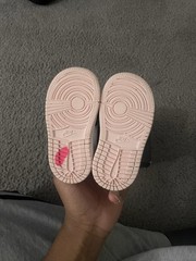 Size 5c-Nike Air Jordan 1 OG (TD) Atmosphere “Bubble Gum” CU0450-‌641 Girl’s
