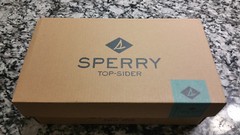 New Sperry Top Sider Kids Deckfin Junior Sneaker Khaki Chambray 13.5M
