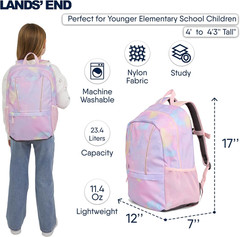 Unisex Kids Medium Classmate Lightweight Durable Elementary School Backpack, Des
