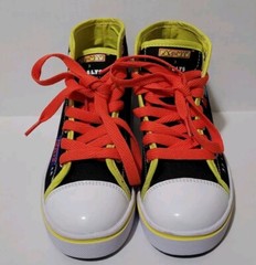 Heelys Hustle Pacman High Top Wheels Skate Sneaker Shoes Youth Size 2