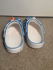 Crocs Smurfs Classic Clog Blue/White Adult Slip-On Cartoon Size M6/W8