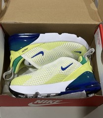 Nike Air Max 270 BT White/Game Royal 9c New in Box NIB