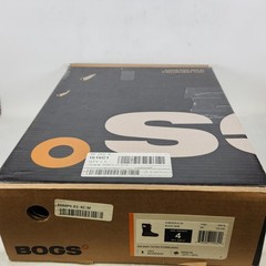 Size 4 Big Kids – BOGS Arcata II Lace WATERPROOF – Black