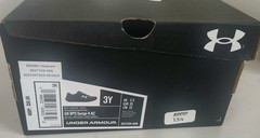 NEW in Box UNDER ARMOUR UA Youth BPS SURGE 4 AC Athletic Shoes 3027104 Size 3Y