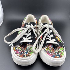 GroundUp Big Kids Size 1 Super Mario Bros. Vans Style Lace Up Shoes