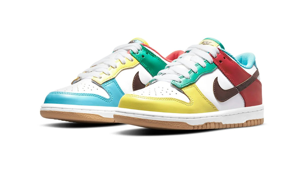 Sz 6.5Y – Nike Dunk Low SE GS ‚Free.99 – White‘