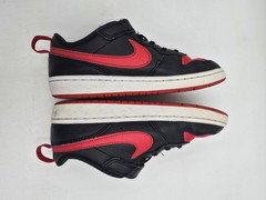 Nike Court Borough Mid 2 Kids‘ Shoes Size 3Y, University Red/Black