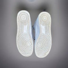 Nike Air Force 1 Mid White GS TripleWhite Size 7Y Youth Women’s 8.5 No Box Clean