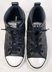 Converse All Star Chuck Taylor Leather Uppers Junior US 4 EUR 36. Great Shape!