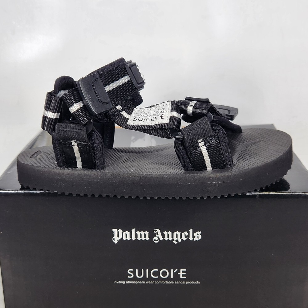 Size 11.5 Kids (EU 29) – Suicoke x Palm Angels DEPA 2 Cab – Black / White