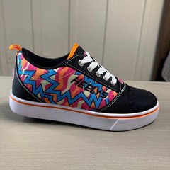 Heelys Pro 20 Prints Black/Pink/Orange/Cyan 90s Style Skate Shoes