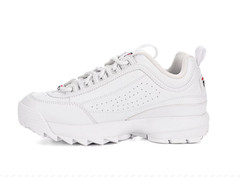 FILA DISRUPTOR II SNEAKER WHITE/PCT/VRED FW02945-111 FASHION BIG KIDS SNEAKER
