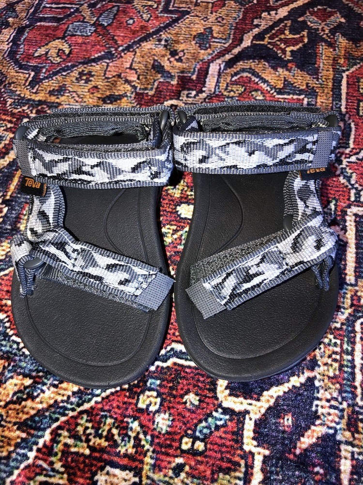 New TEVA HURRICANE XLT 2 Toddler Size 4 Black & Gray Water Sport Shoe Sandal