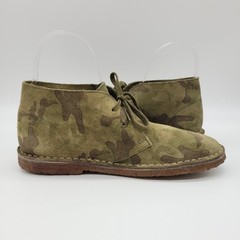 J.CREW CREWCUTS Macalaster Camo Suede Leather Boots for Kids #0347 – Size K6