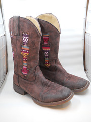 Roper little kids size 3 boot colorful arroms