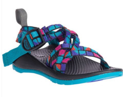Chaco ZX1 Ecotread Big Kids/Ladies J180264 Break Teal Size 6M
