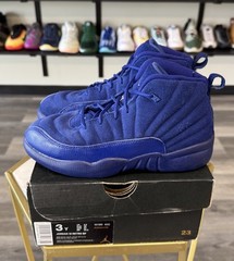 Size 3 (PS) – Jordan 12 Retro Mid Deep Royal Preowned Og Box