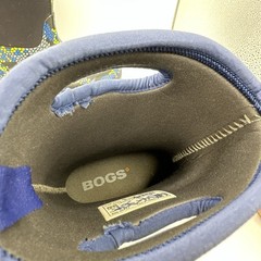Bogs Classic Axel Kids Boot Size 6 Blue Black Waterproof Neoprene Rubber
