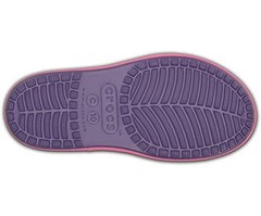 Crocs Bump It Sneaker Clog Kids Size 1 Purple Pink Amethyst Wild Orchid NEW