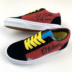 Vans x The Simpsons El Barto Old Skool 2020 KIDS 13 Red Bart Simpson