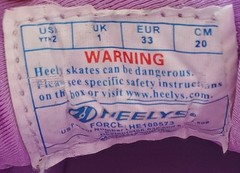 Heely Force Skate Size Yth 2 Shoe Tennis Metallic Purple – Excellent Condition