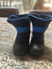 Kamik Kids Snow Boot Snowbug5 Navy Blue Ski Lodge Sledding Size 10