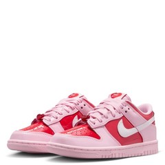 New Nike Grade School Kids (GS) Dunk Low Valentine’s Day Red Pink