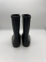 Hunter First Classic Kids Rain Boots Unisex Size 10 Black Rubber Wellies