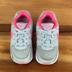 Little Kids Nike Air Max Command Flex Gray Athletic Shoes Sneakers Size 8 C GUC