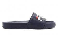 FILA Sleek Slides ST Navy Blue White Red Sandals Kids Size 13