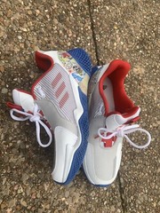 Rare ! Adidas – Fortarun – Cloudfoam Eco Ortholite – Kids Sneakers ( 4 1/2 )