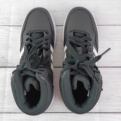 Adidas Hoops Mid 3.0 K Core Black/Cloud White/Grey Six GW0402 Size 5 Big Kids
