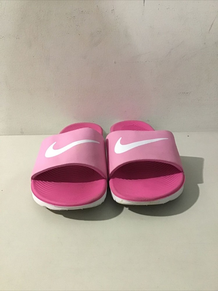 Nike Boy’s Kawa Slide (GS/PS) Sandal, Psychic Pink/White-Laser Fuchsia Size 3Y