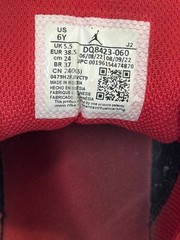 Air Jordan 1 Mid GS Alternate Bred Black Red DQ8423-060 Size 6Y