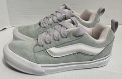 Vans Knu Skool Skate Olive/Lilac Sneakers Youth Size 3 Skateboarding 721356