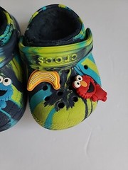 Crocs Classic Marbled Tie Dye Slip-On Fleece Lined Clogs Size 5 (Little Kids)