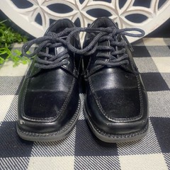 Kids Drexlite Classic Black Lace-Up Dress Shoes