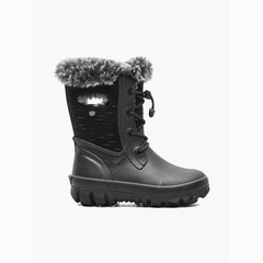 BOGS Girls‘ Arcata II Dash Winter Boots – 10.0 – Black