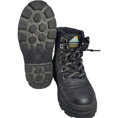 H&M Exploring Essentials Boots Kids Size 11 Side Zip / Lace Hiking Desert Boots