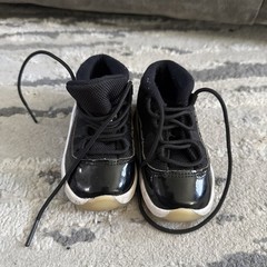 Air Jordan 11 Retro Low Space Jam Toddler Size 5C Solid Black