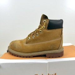 Timberland Premium 6 Inch Waterproof Wheat Nubuck Junior Youth Boots Sz 4