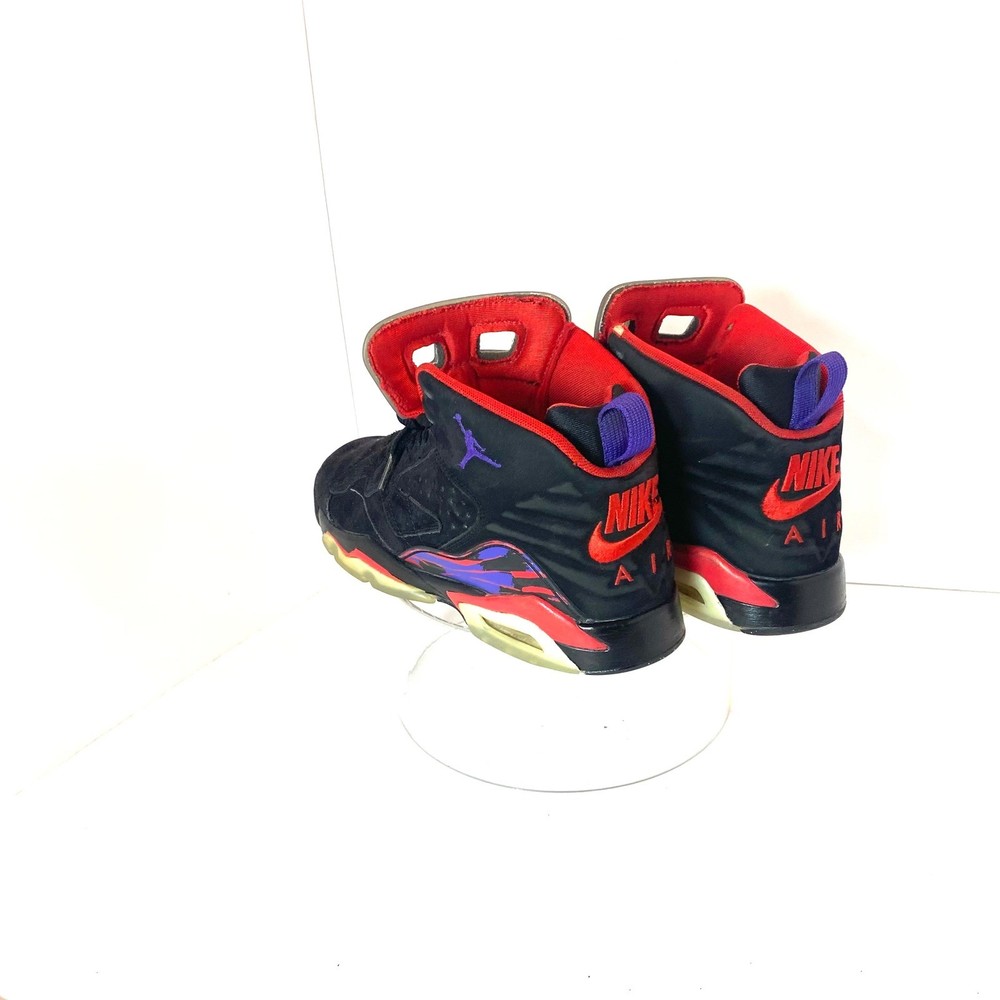Jordan MVP Raptors Black University Red Purple Kids Sneakers 6.5Y DZ5577-006