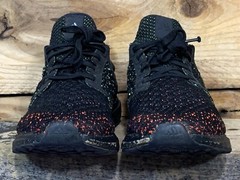 Adidas Ultra Boost Clima B43507 Boys Size 4.5 US 36.5 EU Running Black Neon