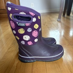 Bogs Kids‘ Classic Snow Boots Sketched Dots Purple Winter Youth Girls Size 1