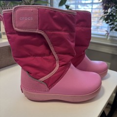 Crocs Boots Pink Size 11 Kids