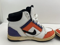 Nike Aire Force 2 High 2007 Purple Orange Black White 5.5Y 315934-101 Thailand