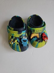 Crocs Classic Marbled Tie Dye Slip-On Fleece Lined Clogs Size 5 (Little Kids)