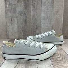 Converse Size 2 Youth Pre School Chuck Taylor All Star Lo Ox Trainers Shoes Gray