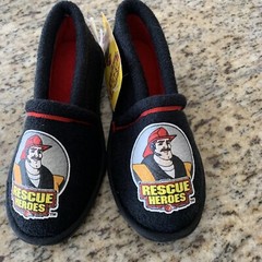 Rescue Heroes Kids Slippers Size 11-121/2 New With Tags